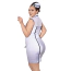 Костюм стюардеси JSY Sexy Lingerie P61123, білий: сукня + головний убір - Фото №5