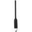 Уретральна вставка з вібрацією Silicone Dilator Urethral Vibrator S, чорна - Фото №1