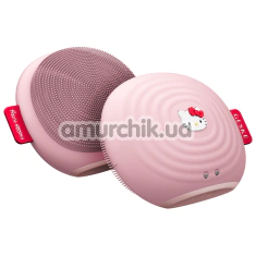 Ультразвуковая щетка для лица Geske Sonic Facial Brush 4 in 1 - Hello Kitty, светло-розовая - Фото №1