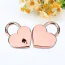 Набор из 2 замков с ключами Liebe Seele Heart-Shaped Lock, розово-золотой - Фото №11