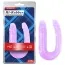 Двухконечный фаллоимитатор Hi-Rubber Born To Create Pleasure 13, фиолетовый - Фото №3