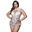 Корсет JSY Sexy Lingerie P61132, белый - Фото №4