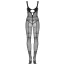 Комбинезон Obsessive Bodystocking N123, черный - Фото №6