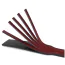 Шльопалка Liebe Seele Wine Red Dual Sensation Leather Spanking Paddle, бордова - Фото №5