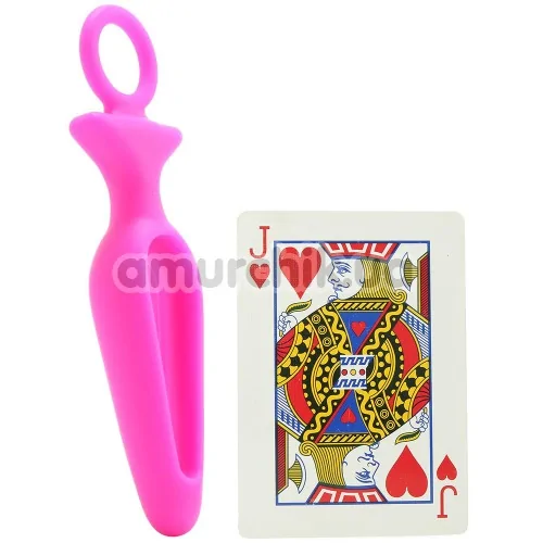 Анальная пробка Booty Call Silicone Groove Probe, розовая