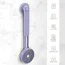 Звукова щітка для тіла Geske Sonic LED Full-Body Brush 9 in 1, бузкова - Фото №8