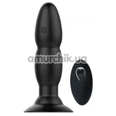 Анальная пробка с вибрацией Sexentials Jubilation, чёрная - Фото №1