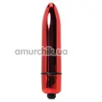 Клиторальный вибратор Eve After Dark Vibrating Bullet, красный - Фото №1