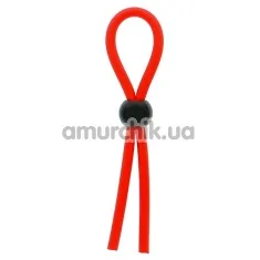 Ерекційне кільце Dream Toys Lit-Up Rings Stretchy Lasso, червоне - Фото №1