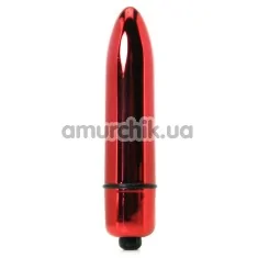 Клиторальный вибратор Eve After Dark Vibrating Bullet, красный - Фото №1