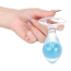 Анальная пробка Univibe Glow-In-Dark Smooth S, голубая - Фото №6