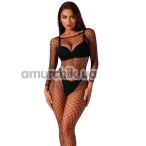 Комбинезон Ero-Dom Twilight Whispers Bodystocking, черный - Фото №1