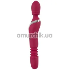 Универсальный массажер с подогревом Javida Warming & Thrusting Vibe, розовый - Фото №1