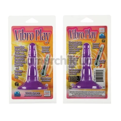 Анальна пробка Vibro Play purple