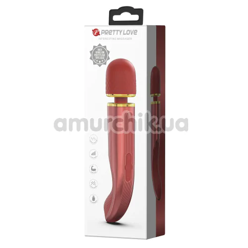 Універсальний вібромасажер Pretty Love Interesting Massager, рожевий