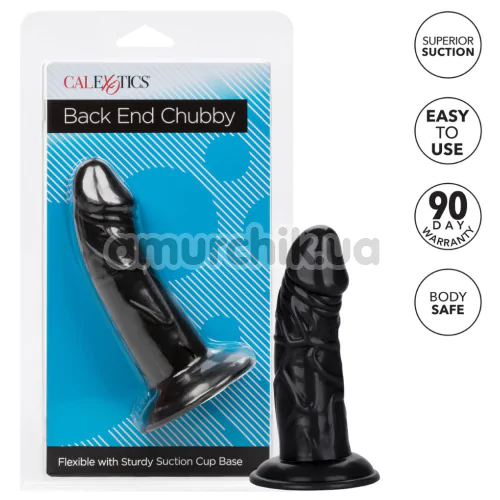 Анальный фаллоимитатор Back End Chubby, черный