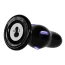 Анальна пробка с вібрацією Adam & Eve Rear Rocker Vibrating Glass Anal Plug, чорна - Фото №5
