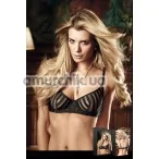 Бюстгальтер Black Bra With Transparent Stripes (модель B1167) - Фото №1
