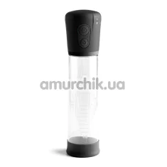 Вакуумная помпа Virgite Pump It Up Penis Pump Men Automatic, прозрачная - Фото №1