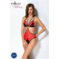 Боди Passion Free Your Senses Erotic Line Peonia, красно-черное - Фото №6