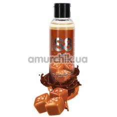 Оральный лубрикант для массажа с согревающим эффектом Stimul8 S8 4 In 1 Chocolate Salted Caramel Lava Cake, 125 мл - Фото №1
