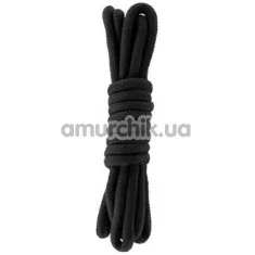 Веревка sLash Bondage Rope Black 3м, черная - Фото №1