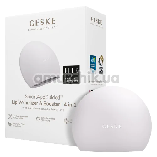Устройство для увеличения объема губ Geske Lip Volumizer & Booster Big 4 in 1, кремовое