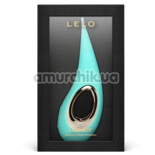 Клиторальный вибратор Lelo Dot Aqua (Лело Дот Аква), бирюзовый