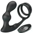 Вибростимулятор простаты с эрекционным кольцом MR Play Remote Control Vibrating Prostate Massager, черный - Фото №1