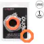 Эрекционное кольцо для члена Alpha Liquid Silicone Sexagon Ring, оранжевое - Фото №7