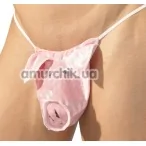 Труси-стрінги чоловічі Pig Herren String, рожеві - Фото №1