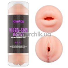 Мастурбатор Lovetoy Virgin-Skin Blowout Heavenly Vagina and Mouth, тілесний - Фото №1