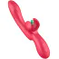 Вибратор Sweet Play G-Spot & Critoral Flappinng Vibrator А16, красный - Фото №5