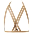 Портупея Bijoux Indiscrets Maze Halter Bra Harness, тілесна - Фото №1