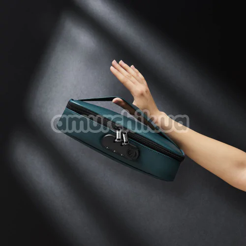 Сумка для хранения секс-игрушек Dorcel Discreet Box, зеленая