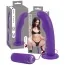 Вібратор для точки G Purple Vibe Silicone, фіолетовий - Фото №6