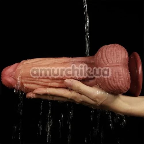Фалоімітатор Dual-Layered Silicone Nature Cock LV411014, тілесний