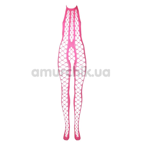 Комбинезон Ouch! Bodystocking With Halterneck Glow In The Dark, розовый