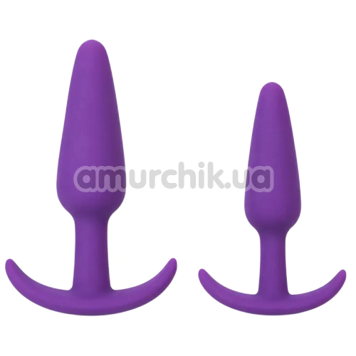 Анальна пробка Alume Silicone Anchor Plug S, фіолетова
