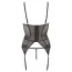 Комплект Cottelli Collection Lingerie 2632004 черный: корсаж + трусики-стринги - Фото №4