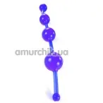 Анальные бусы New Jelly Thai Beads фиолетовые - Фото №1