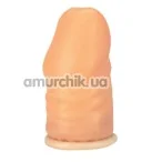 Насадка - удлинитель члена Head Shockers Flat Head телесная - Фото №1