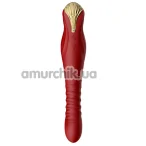 Вибратор для точки G Zalo King Vibrating Thruster, бордовый - Фото №1