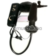 Анальный расширитель с вибрацией Butt Plug mit Pneumatik черный - Фото №1