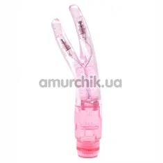 Вибратор Double Clit Pointer розовый - Фото №1