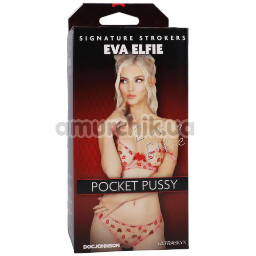 Штучна вагіна Signature Strokers Eva Elfie Pocket Pussy, тілесна