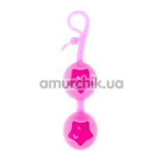 Вагінальні кульки Cute Love Balls, рожеві - Фото №1