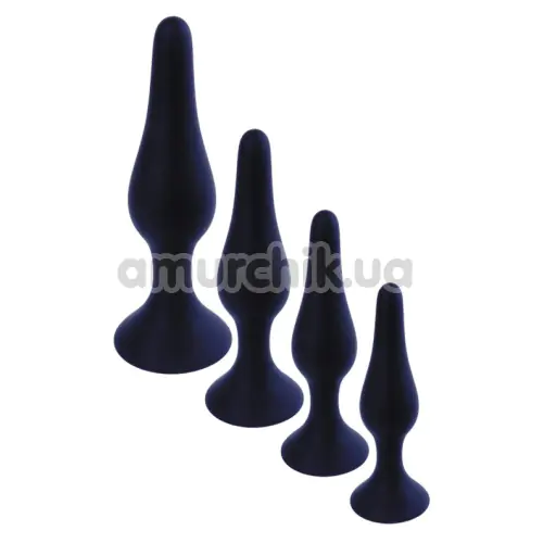 Анальна пробка Boss Series Silicone Black Plug Extra Large, чорна
