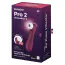 Симулятор орального секса для женщин Satisfyer Pro 2 Generation 3 Connect App, бордовый - Фото №15
