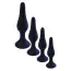 Анальна пробка Boss Series Silicone Black Plug Extra Large, чорна - Фото №4